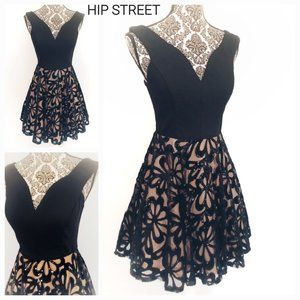 CITY STUDIO FOR MACY'S Sleeveless Sequin Netting Skirt Prom Party Dress 5 NWT